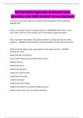 NATMI Safety Supervisor & Director Exam Questions with 100&percnt; Verified Correct Solutions