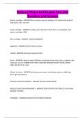 National Pilates Certification Test with Questions and Answers