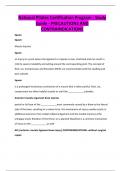 National Pilates Certification Program - Study Guide - PRECAUTIONS AND CONTRAINDICATIONS