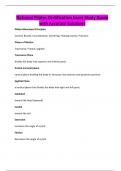 National Pilates Certification Exam Study Guide with Accurate Solutions