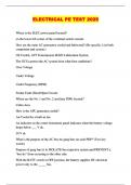 ELECTRICAL PE TEST 2025