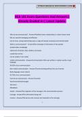 HCA 101 Exam Questions And Answers&vert; Already Graded A&plus;&vert; Latest Update&period;