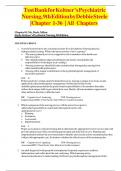 Test Bank For Keltner&rsquo;s Psychiatric Nursing&comma; 9th Edition By Debbie Steele Chapter 1-36  ISBN&colon; 9780323791960  