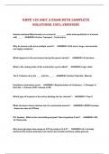 KNPE 125 UNIT 2 EXAM WITH COMPLETE SOLUTIONS 100&percnt; VERIFIED&excl;&excl;