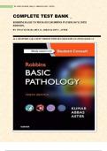 COMPLETE TEST BANK &lowbar; ROBBINS BASIC PATHOLOGY&vert; ROBBINS PATHOLOGY&vert; 10TH EDITION&comma; BY VINAY KUMAR&comma; ABUL K&period; ABBAS & JON C&period; ASTER ALL CHAPTERS 1-24&vert; LATEST VERSION WITH DETAILED EXPLANATION&vert; GRADE A&plus;