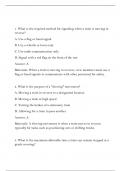 CSX CONDUCTOR TRAINING WEEK 1 TEST REVIEW 10