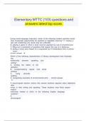 &Tab;Elementary MTTC &lpar;103&rpar; questions and&Tab;  &Tab;&Tab;answers latest top score&period;&Tab; &Tab;  