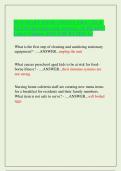WALMART FOOD SAFETY PRACTICE EXAM Questions and Answers ALREADY Latest Updates 2025