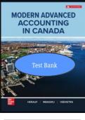 Test Bank for Modern Advanced Accounting in Canada&comma; 11th Edition by Darrell Herauf &vert; New&sol; Latest Edition  2025