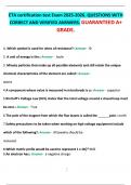 ETA certification test Exam 2025-2026&period; QUESTIONS WITH CORRECT AND VERIFIED ANSWERS&period; GUARANTEED A&plus; GRADE&period;