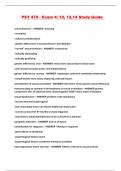 PSY 470 - Exam 4&colon; 10&comma; 12&comma;14 Study Guide 