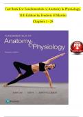 Test Bank For Fundamentals of Anatomy & Physiology&comma; 11th Edition by Frederic H Martini Chapters 1 - 29