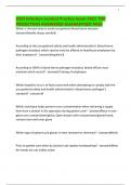 HESI Infection Control Practice Exam 2025 TOP PREDICTION ANSWERED GUARANTEED PASS