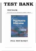 TEST BANK. The Psychiatric Interview 5 th Edition. by Daniel J. Carlat Chapter 1 to 35.