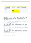 &Tab;Explosive Safety Site Planning questions&Tab;  &Tab;&Tab;and answers&period;&Tab; &Tab;    