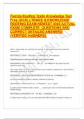 Florida Roofing Trade Knowledge Test  Prep &lpar;GCS&rpar; &sol;&sol;TRADE & KNOWLEDGE  ROOFING EXAM NEWEST 2025 ACTUAL  EXAM COMPLETE QUESTIONS AND  CORRECT DETAILED ANSWERS  &lpar;VERIFIED ANSWERS&rpar; Who is responsible for requiring the wearing of appropriate personal protectiv