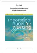 Test Bank Theoretical Basis for Nursing 6th Edition by Melanie McEwen&comma; Evelyn M&period; Wills&period;  All Chapters Covered&vert;&vert; 100&percnt; Verified Answers&vert;&vert; Newest Edition 2025&vert;&vert; ISBN-13 978-1975175658