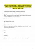NEBOSH IGC ELEMENT 1 QUESTIONS TESTED EXAM QUESTIONS WITH REVISED CORRECT ANSWERS A&plus; VERIFIED 100&percnt; PASS
