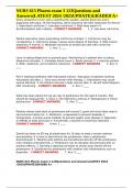 NURS 615 Pharm exam 3 123Questions and Answers&lpar;LATEST 2024 &sol;2025UPDATE&rpar;GRADED A&plus;
