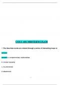 COUC 601 Midterm Study Guide Questions and Answers 2024&sol;2025