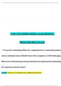 CON 2370 SIMPLIFIED ACQUISITION PROCEDURES EXAM