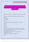 Post License Course &lpar;Barney Fletcher&rpar; Exam Questions And Answers&vert; Already Graded A&plus;&vert; Latest Update