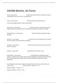  ASVAB Electric&comma; Air Force Questions And Correct Verified Answers&vert; Guaranteed Success&period; 