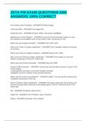 ZETA PSI EXAM QUESTIONS AND ANSWERS 100&percnt; CORRECT