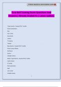 Taco Bell Training Exam Questions And Answers&vert; Already Graded A&plus;&vert; Latest Update&period;