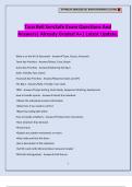 Taco Bell ServSafe Exam Questions And Answers&vert; Already Graded A&plus;&vert; Latest Update&period;