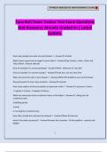 Taco Bell Team Trainer Test Exam Questions And Answers&vert; Already Graded A&plus;&vert; Latest Update