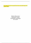 WGU D484 Performance Assessment&vert; PA for PenTest &vert;Latest 2025 Update with complete solution