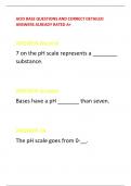 ACID BASE QUESTIONS AND CORRECT DETAILED ANSWERS ALREADY RATED A+