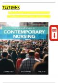 TEST BANK Ethics and Issues in Contemporary Nursing 3rd Edition by Margaret A&period; Burkhardt&comma; Nancy Walton&comma; All Chapters 1 - 20