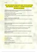 CON 1400 UPDATED EXAM WITH MOST TESTED QUESTIONS AND ANSWERS &vert; GRADED A&plus; &vert; ASSURED SUCCESS WITH DETAILED RATIONALES