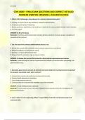CON 1400V - FINAL EXAM QUESTIONS AND CORRECT DETAILED ANSWERS &lpar;VERIFIED ANSWERS&rpar; &vert; ASSURED SUCCESS