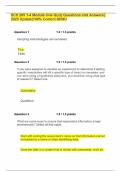 SCS 285 1-4 Module One Quiz&vert; Questions and Answers&vert; 2025 Update&vert;100&percnt; Correct-SNHU