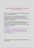College Composition CLEP &lpar;actual 2025&rpar; Questions  and verified Answers