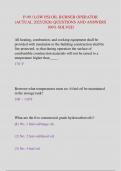 P-99 &sol; LOW PSI OIL BURNER OPERATOR  &lpar;ACTUAL 2025&sol;2026&rpar; QUESTIONS AND ANSWERS  100&percnt; SOLVED