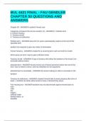 BUL 4421 PACKAGE DEAL&lpar;BUNDLE&rpar; QUESTIONS AND ANSWERS 100&percnt; CORRECT&excl;&excl;