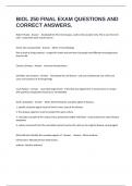 BIOL 250 FINAL EXAM QUESTIONS AND CORRECT ANSWERS&period;