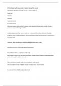 IPE 318 Global Health Bundled Exams 1&2 Answered Correctly Latest Update 2025