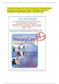 Test Bank for Primary Care The Art and Science of Advanced Practice Nursing&colon; An Interprofessional Approach 6th Edition by Debera J&period; Dunphy&vert;9781719644655&vert;All Chapters 1-82&vert;LATEST 2025