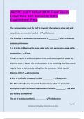 JROTC EXAM PACKAGE DEAL QUESTIONS AND VERIFIED DETAILED ANSWERS &vert; 100&percnt; GUARANTEED PASS &vert; ALREADY GRADED A&plus;