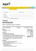 AQA EXAM 2024 Question Paper and Mark Scheme combined &lpar;Verified&rpar;