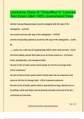 Louisiana Class D "Chauffeur's" License  Test Exam Q&A 100&percnt; Guaranteed Pass