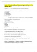 Basics of Anesthesia Exam 2 &lpar;monitoring&rpar; &vert;&vert; All Answers Are Correct 100&percnt;&period;