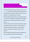 Sergeant's course - 5110BA  Administration 2024&sol;2025 Exam  Questions and Verified Detailed Answers
