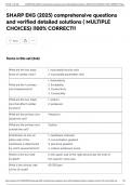 SHARP EKG &lpar;2025&rpar; comprehensive questions and verified detailed solutions &lpar; MULTIPLE CHOICES&rpar; &vert;100&percnt; CORRECT&excl;&excl;