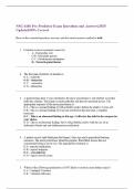 NSG 6440 Pre-Predictor Exam Questions and Answers&vert;2025 Update&vert;100&percnt; Correct